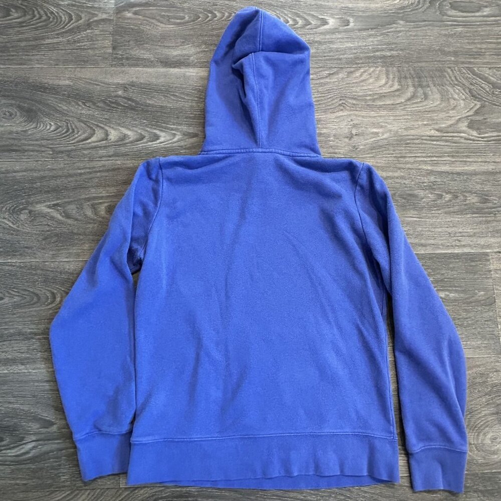 The North Face Medium Pullover Hoodie Sweatshirt Purple Graphic Logo Outdoor - Picture 9 of 10